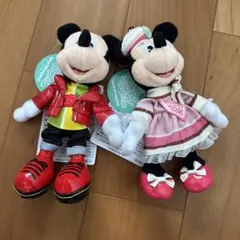 ディズニーランド ヴァネロペ パルパルーザ ぬいぐるみバッジ ミッキー ミニー