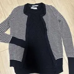 ZARAニットカーディガン　アンサンブル　カーディガン