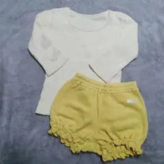 Combi mini　コンビミニ　カットソー　ブルマ　2枚セット　80