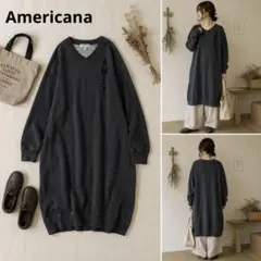 【Americana】トレーナー スウェットワンピースのサムネイル