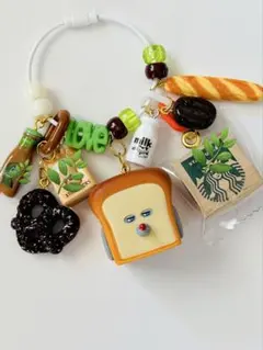 パンどろぼう　かくれみのじゅつ　スタバ　じゃらじゃらキーホルダー　No.378