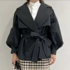Chaos カオス フロマージュリネンブルゾン 麻 ブラック 黒 - メルカリ