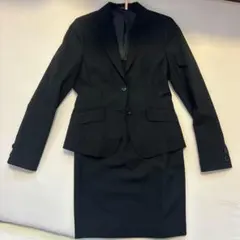 COMME CA ISM ブラック リクルートスーツ