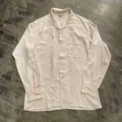 オープンカラーシャツ　レーヨン　50s 60s