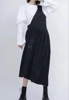 新品未使用　ダークイルミネイト　モード　ワンショルダーワンピース　ZARA