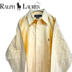 RALPH LAUREN ビックシルエットシャツ イエロー VINTAGE