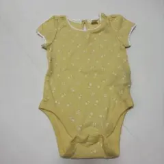GAP 花柄イエローベビー　ボディースーツ