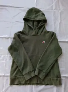 Champion パーカー 120 オリーブグリーン