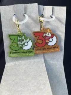 ポケモン ポケチャーム 30周年 ロゴマスコット2 ニャオハ ホゲータ