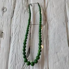 【未使用】今年で掲載終了！最終値下げ！グリーンネックレス