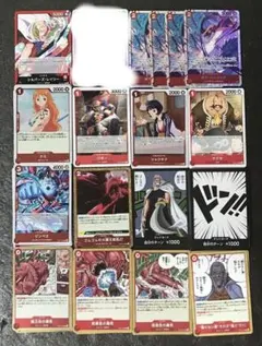 ワンピースカード 赤レイリー デッキ パーツ 調整パーツ ①