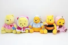 くまのプーさん ぬいぐるみ 5個セット 32-TO0519-11