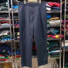 USA古着 ディッキーズ874 極太 ワークパンツ ネイビー