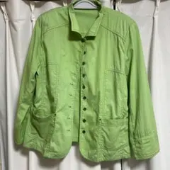 noa−ge 黄緑　テーラードジャケット