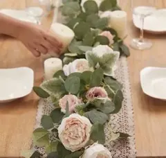 180cm アートフラワー　装花　造花　フェイクグリーン