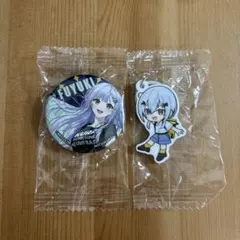 葉加瀬冬雪 にじさんじ くら寿司 めじるしチャーム 缶バッジ