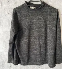 ☑️美品【グレー長袖トップス】レディース/春夏秋冬/LL/XL/大きいサイズ