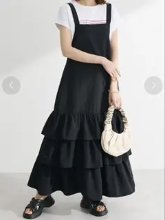 GREEN PARKS ELENCARE DUEティアードサロペット　未使用