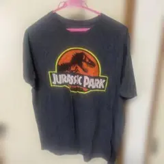 メキシコ古着 ジュラシックパーク ムービーTシャツ グレー ビンテージ 