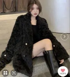 DIAVEL エコファージャケットコート ブラック ワンホン 韓国