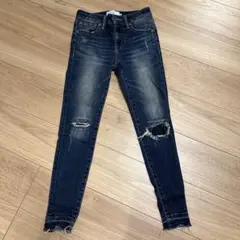 AZUL ダメージ スキニーデニム XS ストレッチ