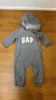 baby GAP フード付きロンパース 12-18ヶ月 グレー
