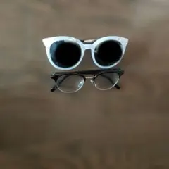 伊達メガネ＆サングラス　セット