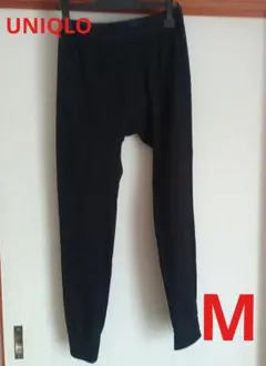 ユニクロ　ヒートテックコットンタイツ（極暖・前開き） アンダータイツ　黒 M