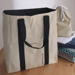 ベージュ トートバッグ