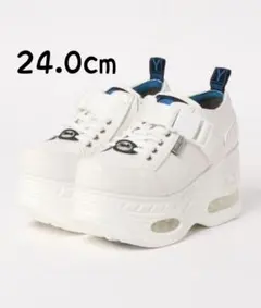 【YOSUKE】ヨースケ 厚底レースアップスニーカー 24cm