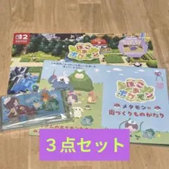 【３点セット】ぽこあポケモン 特典 アクリルジオラマ フライヤー チラシ