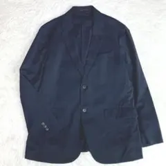 ユニクロ　UNIQLO 感動ジャケット　ウールライク　ネイビー　羽織　春　M