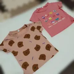 西松屋　半袖Tシャツ 2枚セット まとめ売り　夏服のサムネイル