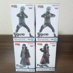 NARUTO Figuno はたけカカシ うちはイタチ フィギュア 4種 - メルカリ