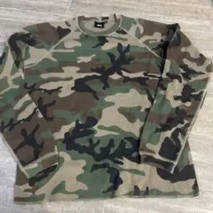 迷彩サーマル 長袖カットソー