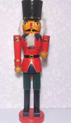 置物 くるみ割り人形 木製 38cm