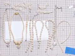 415⭐︎国産プラパールのアクセサリー、ジャンク品いろいろ