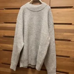 UNIQLO スフレヤーンリブモックネックニットセーター ナチュラル系 ユニクロ