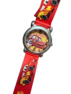 カーズ Lightning McQueen 腕時計 赤