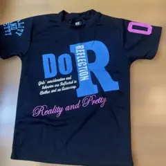 5360 キッズ Tシャツ ブラック ロゴプリント
