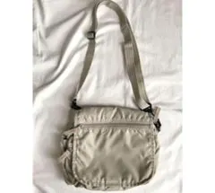 UNIQLO オールド ユニクロ 旧タグ ナイロン ショルダーバッグ ベージュ