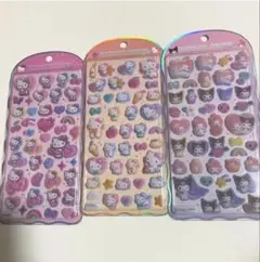 新品未使用 サンリオ♡ 新作コットンパフィーシール 5点セット♡