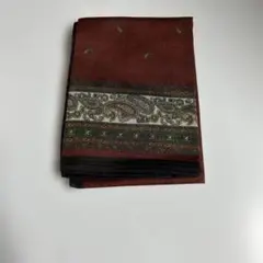 HARDY AMIES ハンカチ ペイズリー柄 ボルドー系のサムネイル