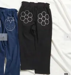 ☆新品☆アプレレクール ポケットモチーフカットソーパンツ♪120cm ブラック