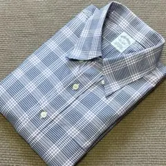 【美品★レア】ブルックスブラザーズ 隠しボタン BDシャツ L チェック