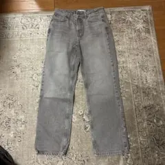 zara グレーデニムパンツ