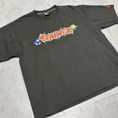 Startar プリントTシャツ グレーブラック Mサイズ