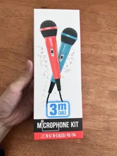新品　未使用　ニンテンドーSwitch用　マイク2本セット　カラオケ　JOY