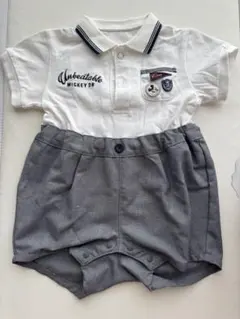 apres les cours ミッキー刺繍入りロンパース