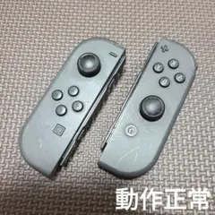 Nintendo Switch　ジョイコン　グレー×グレー